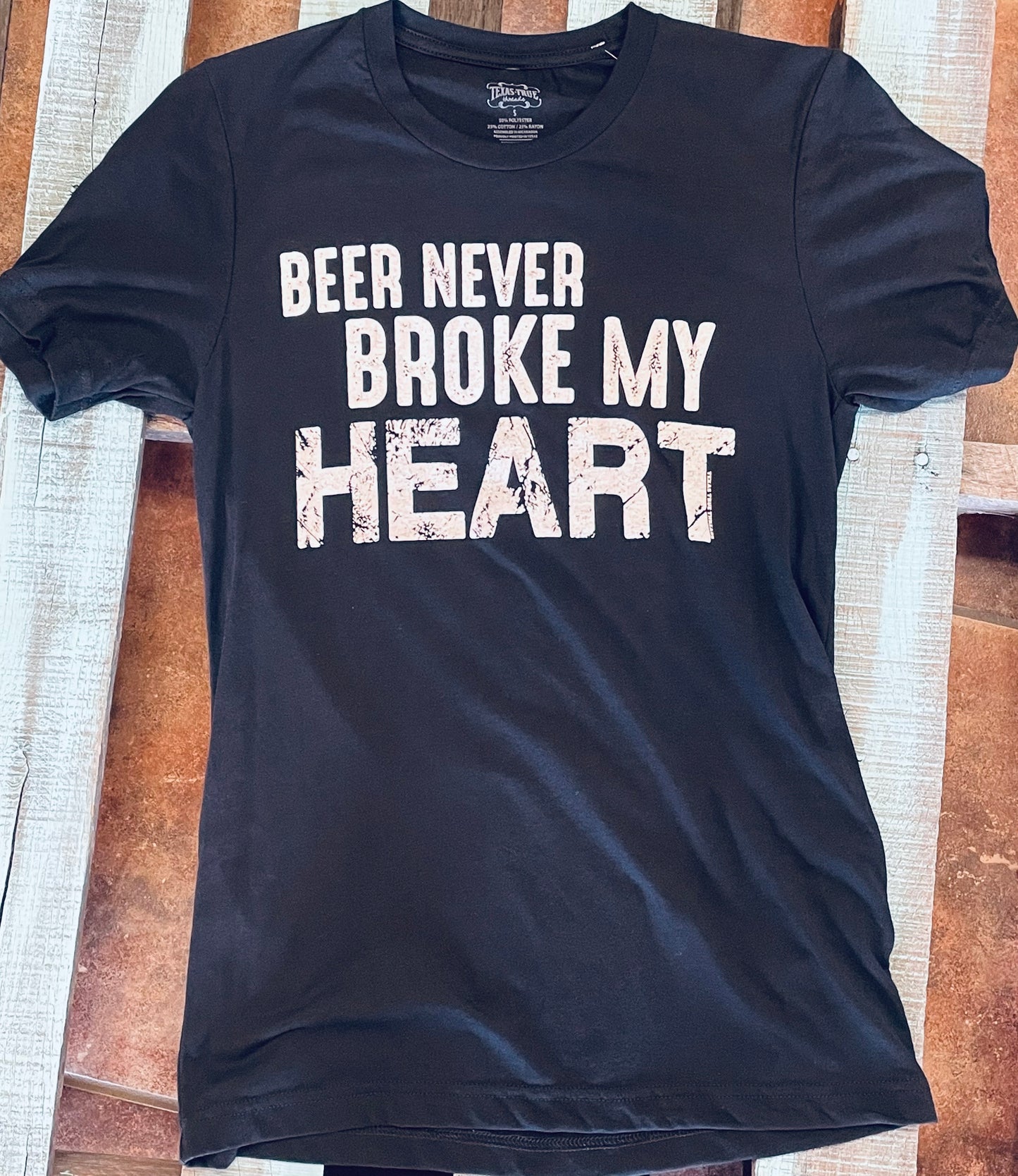 BEER NEVER BROKE MY HEART