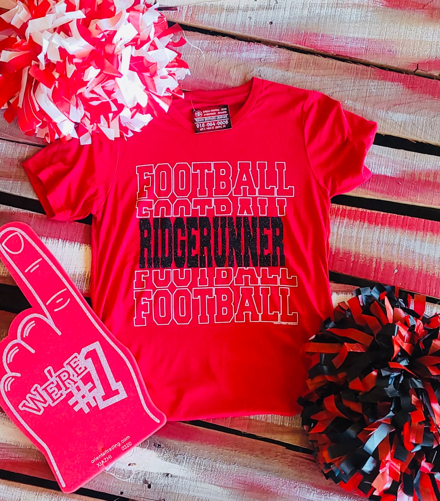 Ridgerunner Football Glitter