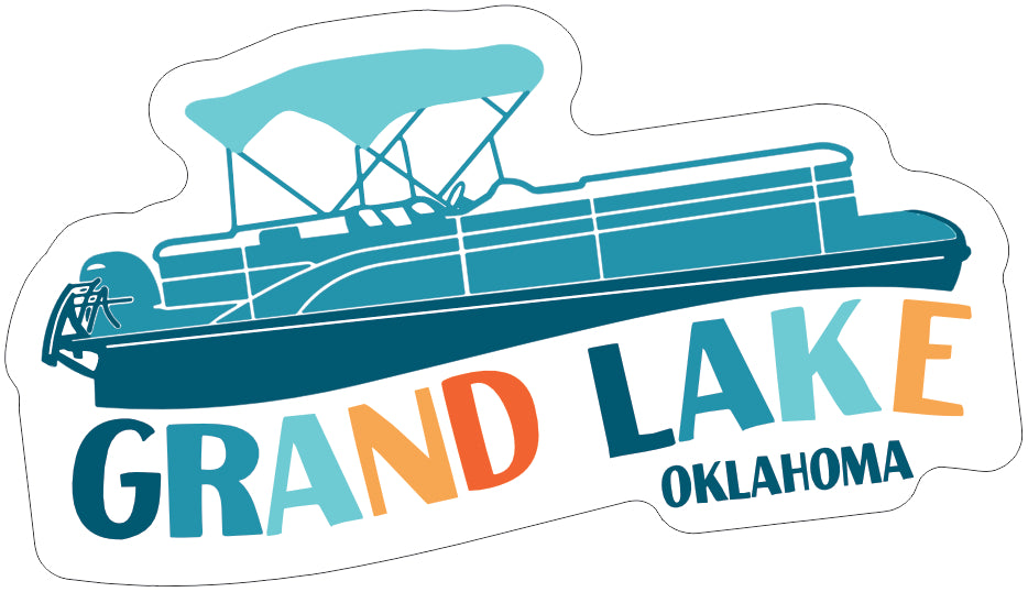 PONTOON BOAT STICKER