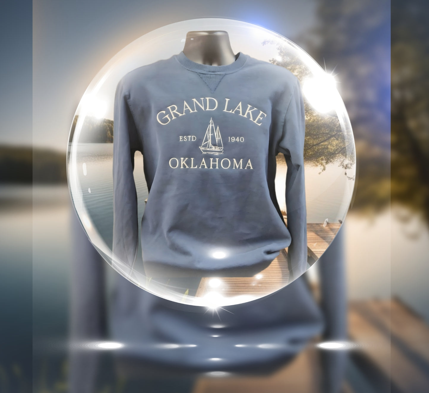 GL CREWNECK - SAILBOAT