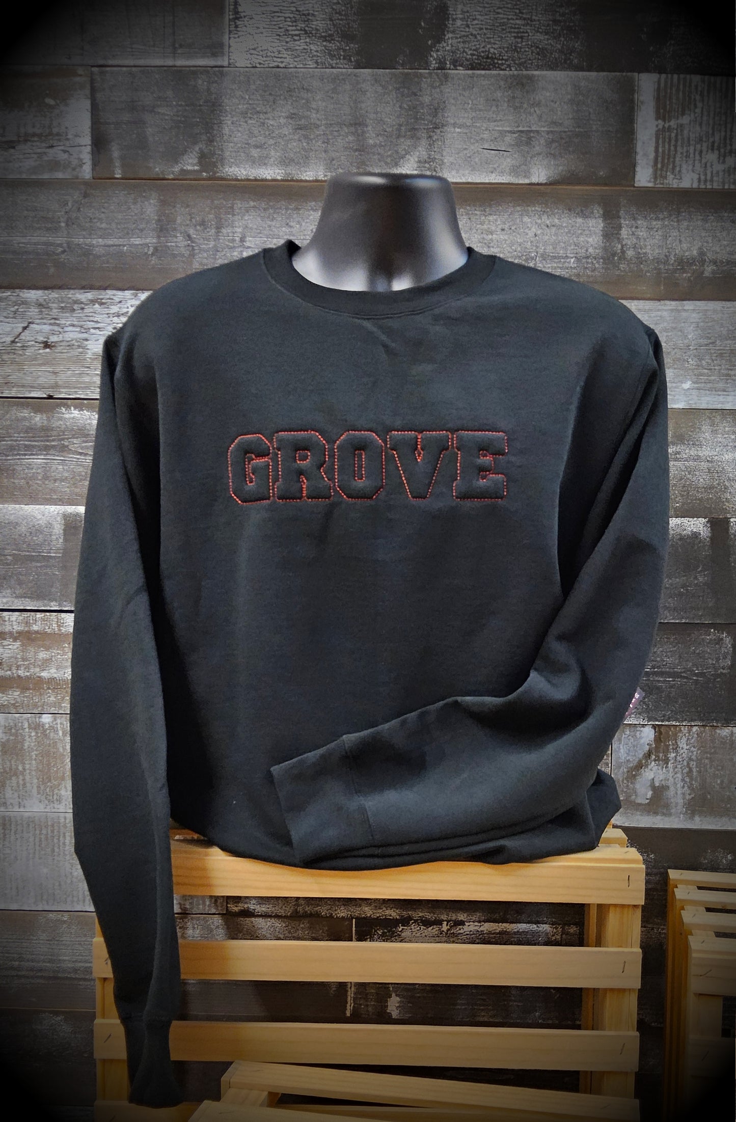 Embossed Grove Sweatshirt