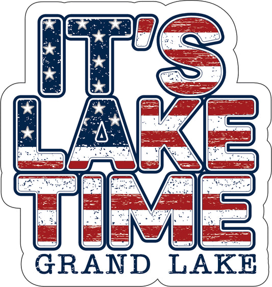 ITS LAKE TIME STICKER